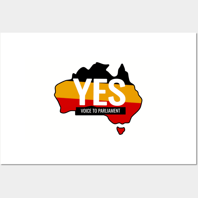 Vote Yes to the Voice to Parliament youre the voice referendum Wall Art by masterpiecesai